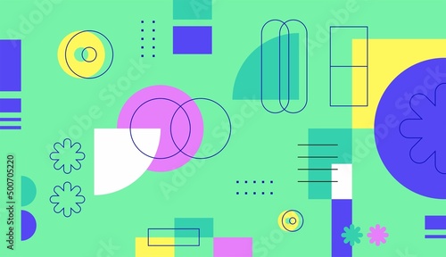 Colorful bright modern abstract background vector design template