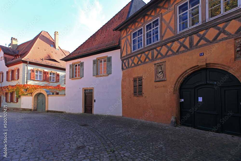 Streets in old town, Bamberg, Germany