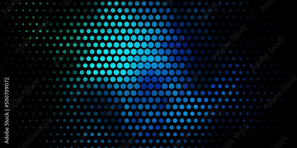 Dark Blue, Green vector pattern with spheres. Dark Blue, Green vector pattern with spheres.
