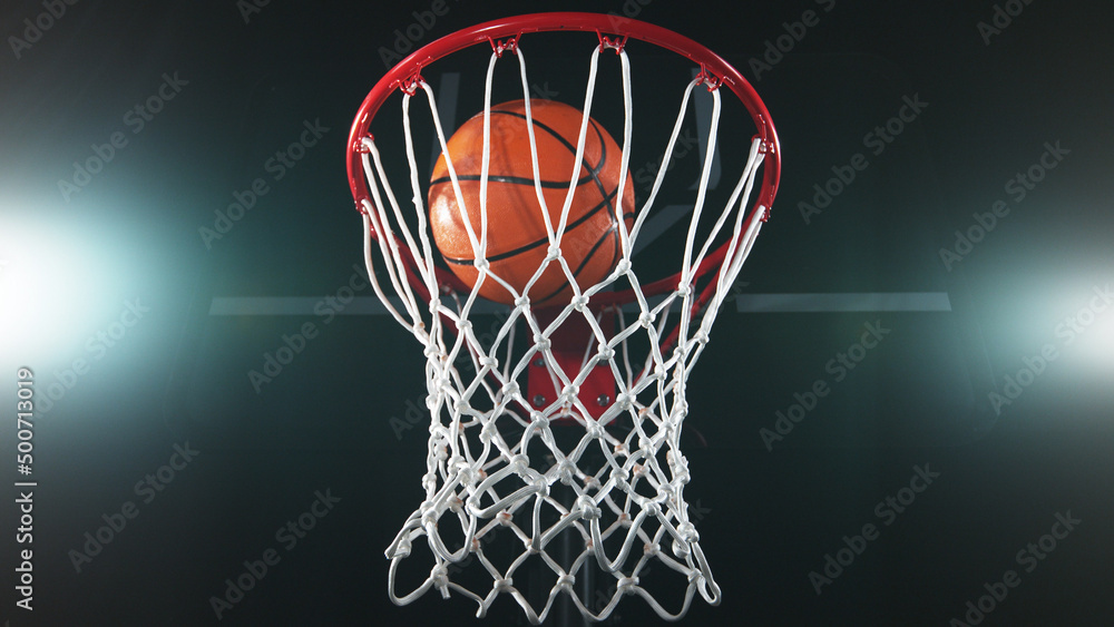 Detail of basketball ball Detail of basketball ball