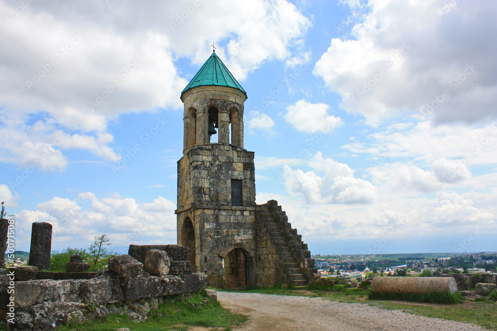 Bell tower of  Bagrat Cathedral in Kutaisi, Georgia	