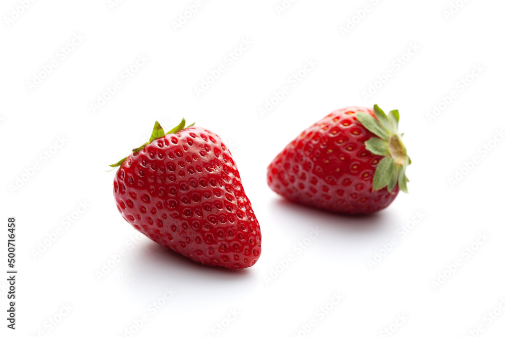 苺 フルーツ デザート 白背景