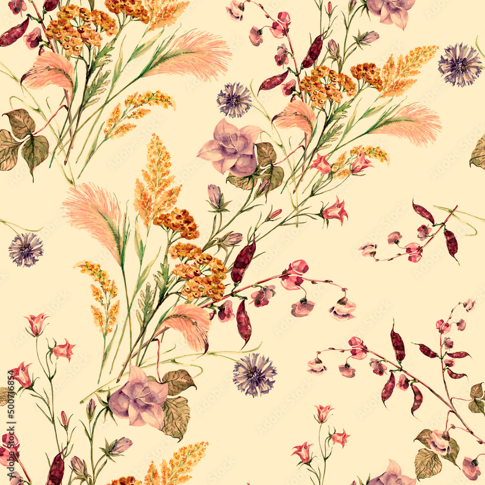 Meadow cheap flowers beige