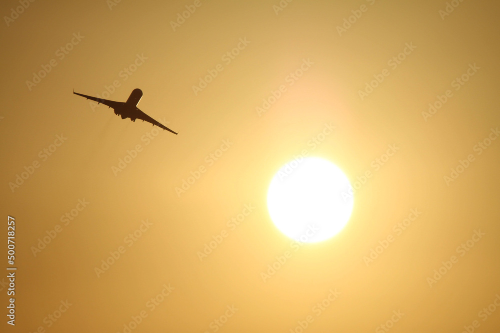 airplane in the sky airplane in the sky