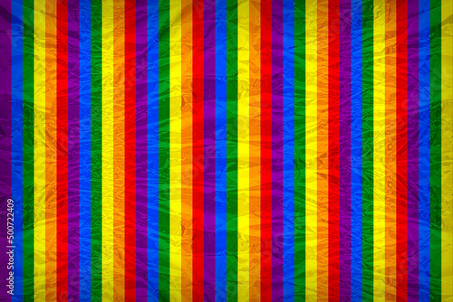 Rainbows strips overlay on floyd of candy shell, vintage border style