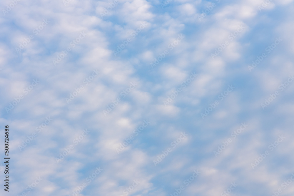 Abstract background from defocused white and clouds sky blue natural background.