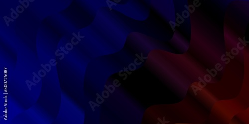 Dark Blue, Yellow vector template with wry lines.