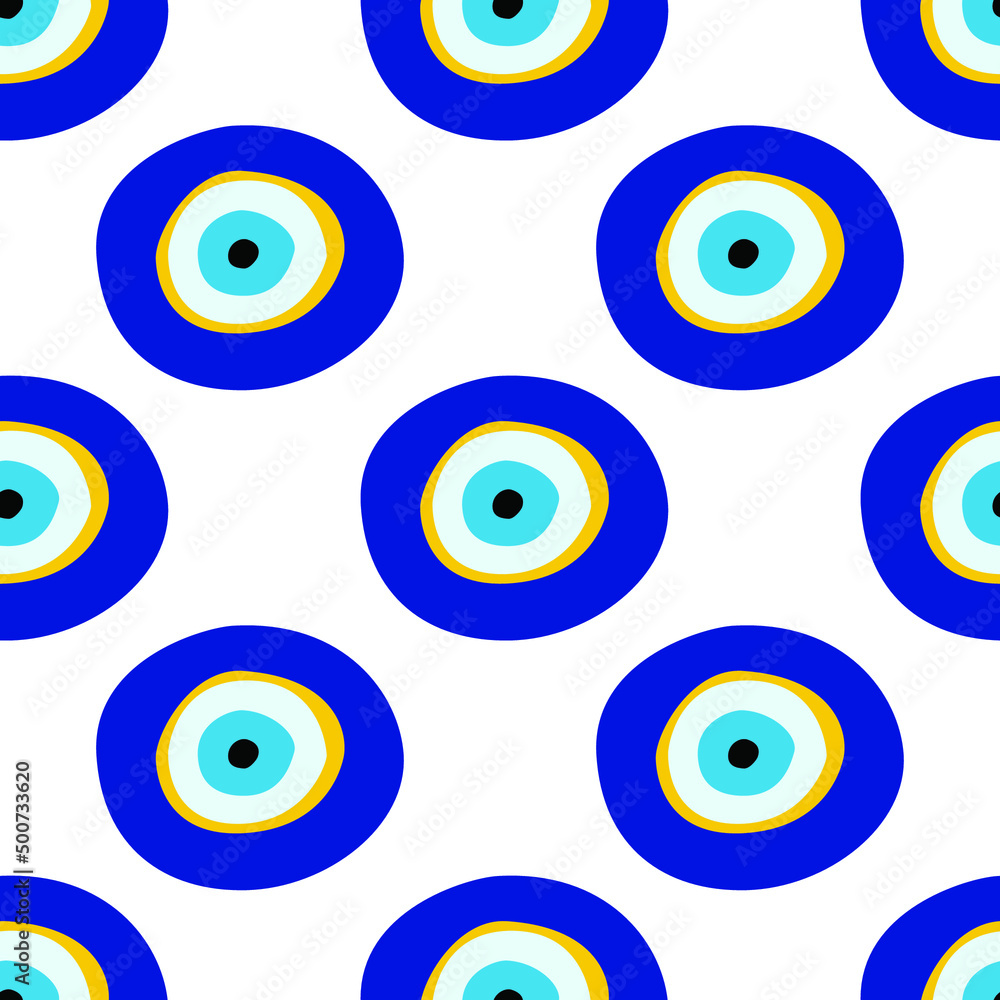 Seamless Turkish Eye pattern Seamless Turkish Eye pattern