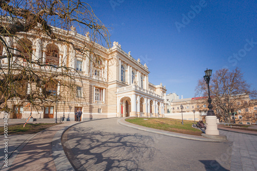 ODESSA, UKRAINE -  opera house
