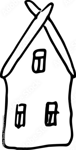 The house is multi-storey