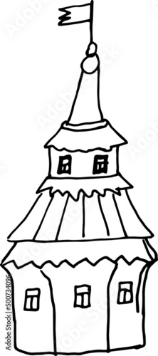 The house is multi-storey