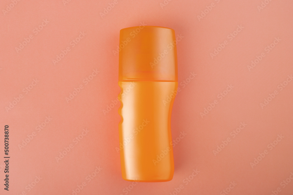 sun cream in a bottle, sunburn cream, sun protection,spf, copy space sun cream in a bottle, sunburn cream, sun protection,spf, copy space