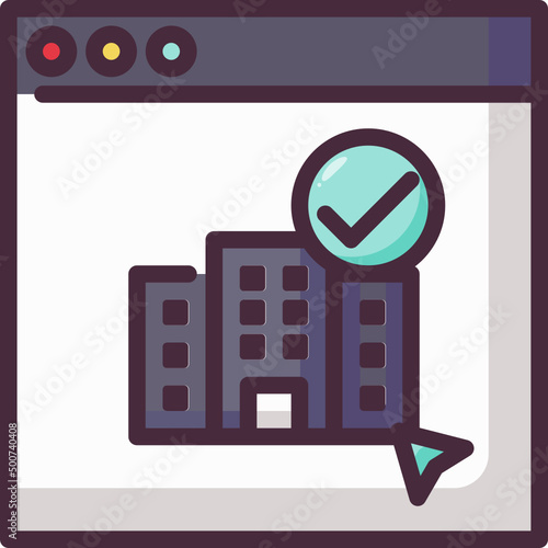 booking line icon