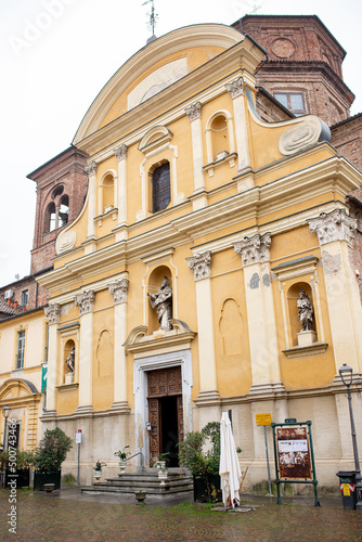 The church of San Martino is a Catholic church in Asti  in Baroque style  it overlooks the homonymous square in the San Martino-San Rocco district.