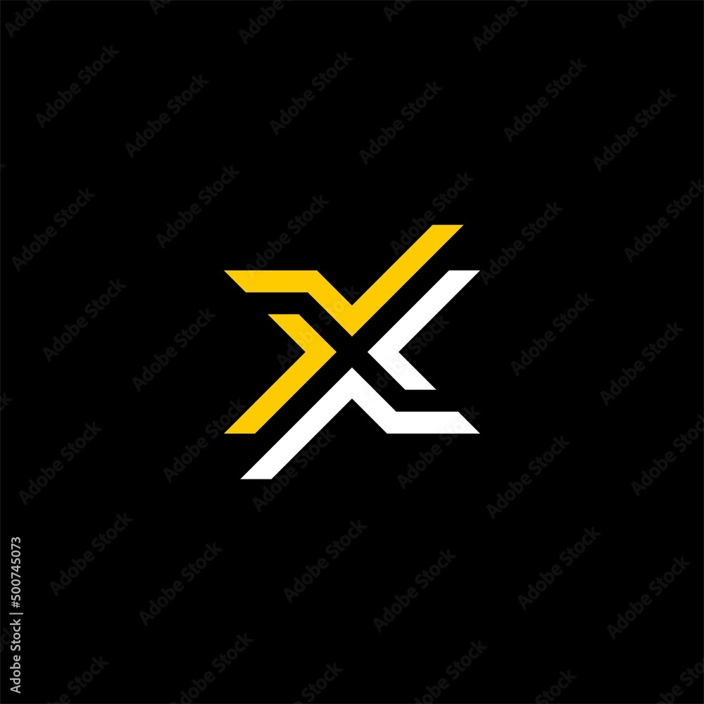 Geometric  abstract letter  X Logo Design Vector