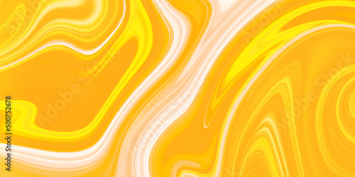 abstract colorful bright yellow background with space, multicolor paint mix swirl liquid marble background, liquid wave marble texture  for floor decorative tiles design pattern background.