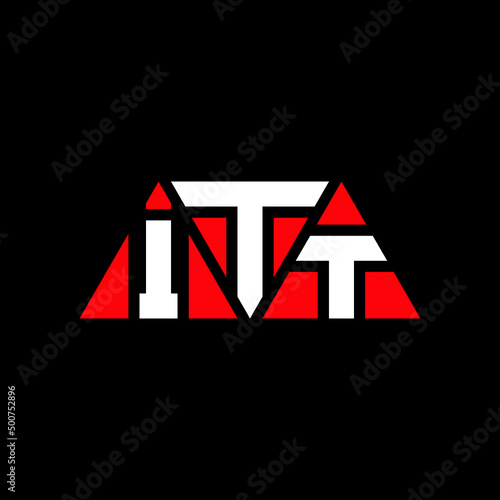 ITT triangle letter logo design with triangle shape. ITT triangle logo design monogram. ITT triangle vector logo template with red color. ITT triangular logo Simple, Elegant, and Luxurious Logo...