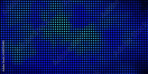 Wallpaper Mural Dark BLUE vector background with bubbles. Torontodigital.ca