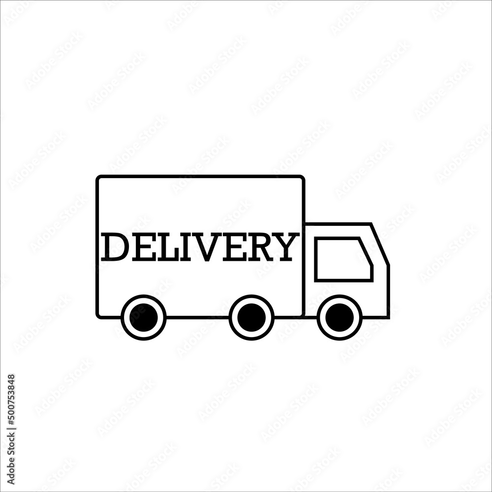 Delivery icon vector illustration symbol Delivery icon vector illustration symbol