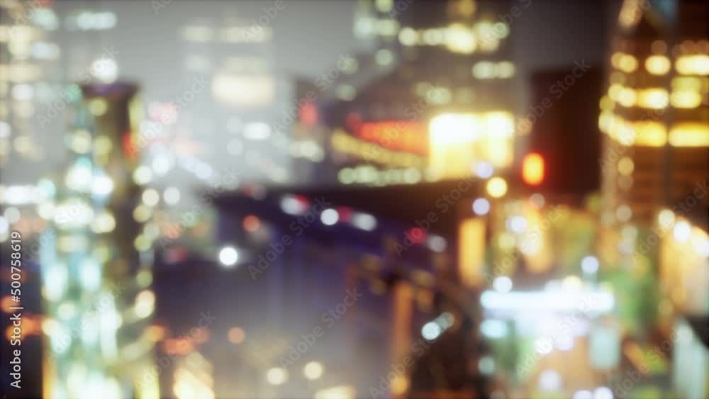 defocused bokeh of cityscape at twilight time defocused bokeh of cityscape at twilight time