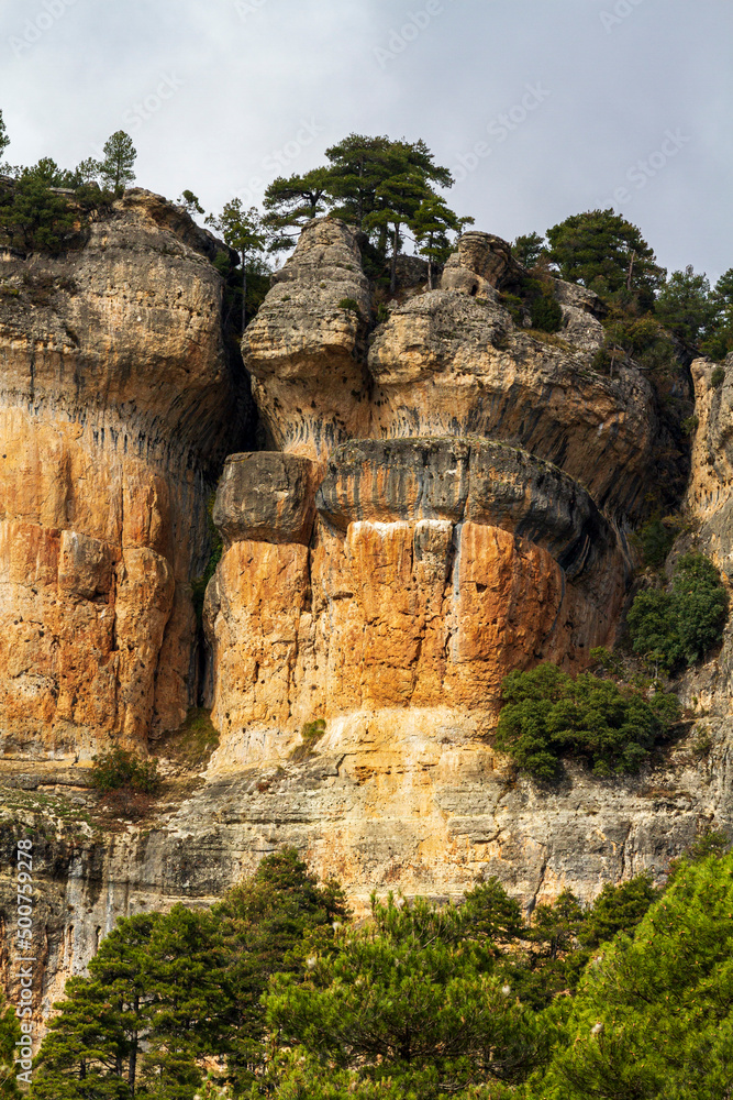 Durch Erosion gebildete Felsenformation in der Serania de Cuenca