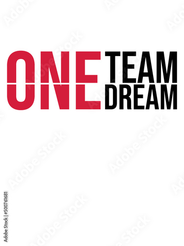 One Team Dream  photo