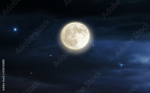 night starry sky  moon moonlight nebula dark blue  nature landscape weather forecast cosmic background 