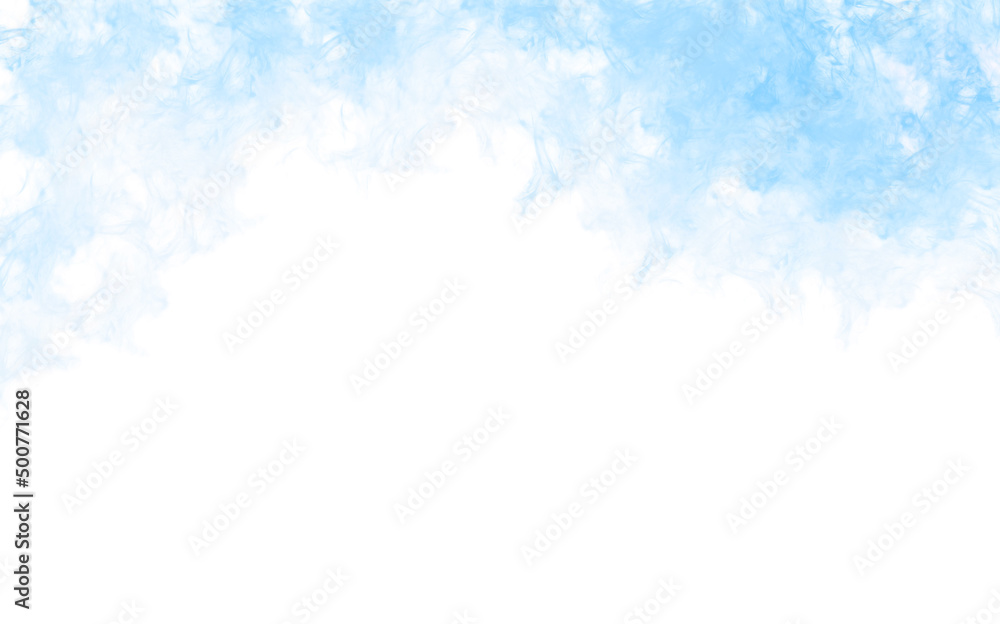 watercolor background with streaks. Blue paint on a white background watercolor background with streaks. Blue paint on a white background