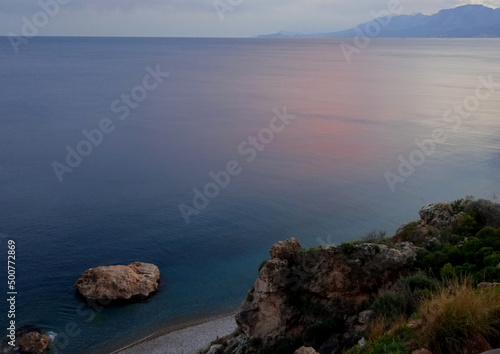 mediterranean coast in antalya