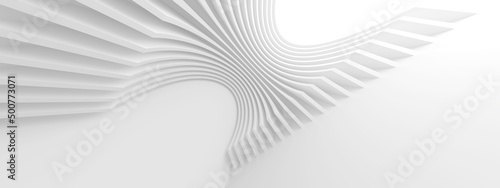 White Building Concept. Dig...