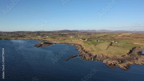 McSwynes castle is located at St Johns Point in County Donegal - Ireland. photo