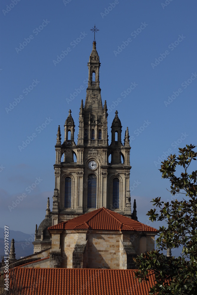 Catholic temple in Bilbao, Spain