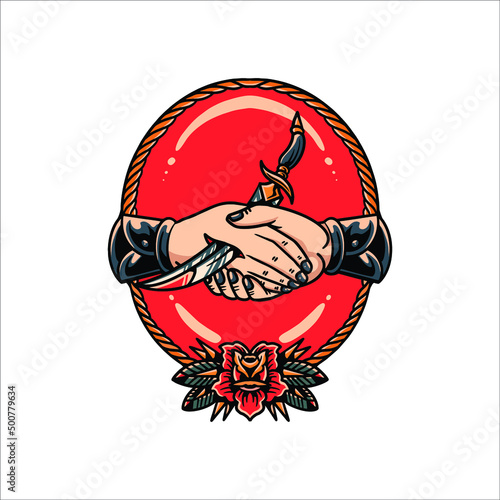 bad deal tattoo vector design