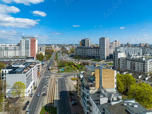 Obraz na płótnie Warszawa w salonie