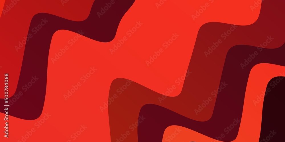 Dark Red, Yellow vector backdrop with curves. Dark Red, Yellow vector backdrop with curves.