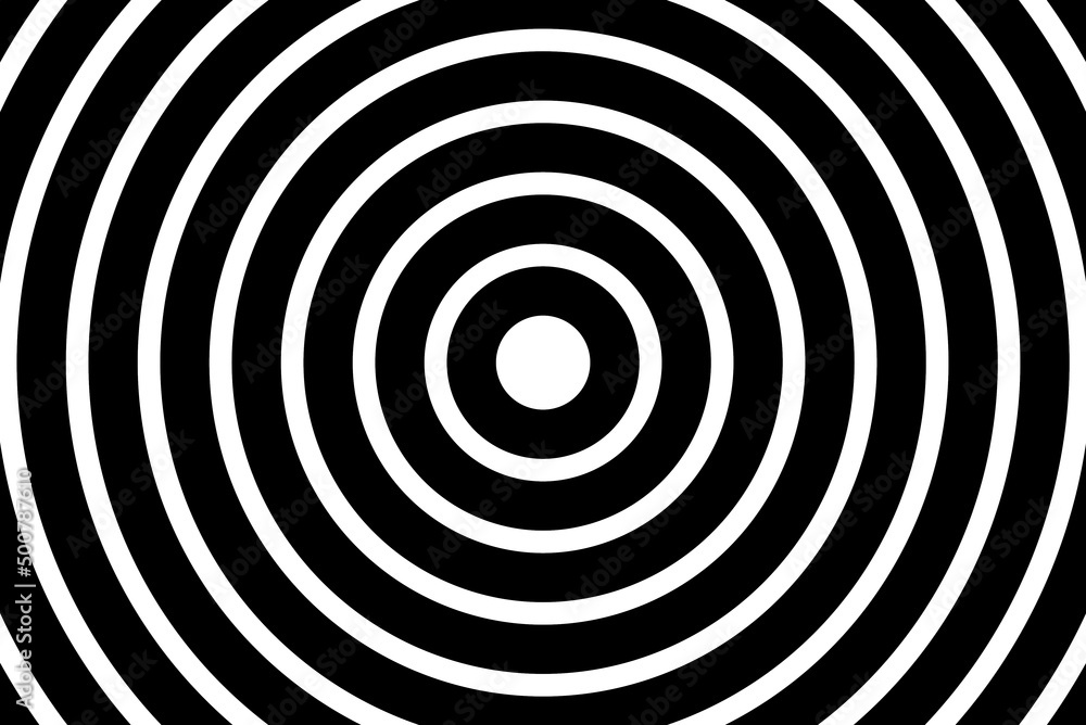 hypnotic black and white circels hypnotic black and white circels