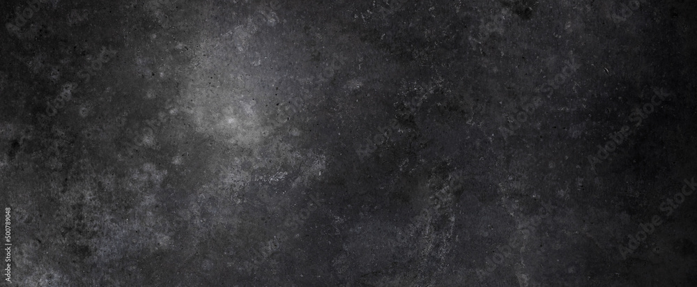 Fototapeta premium Black metal texture. Rough background dark metallic backdrop or black old grunge background