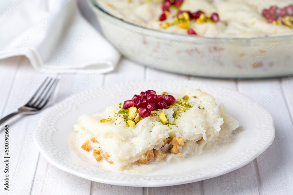Turkish Traditional Ramadan Dessert Gullac Turkish Traditional Ramadan Dessert Gullac