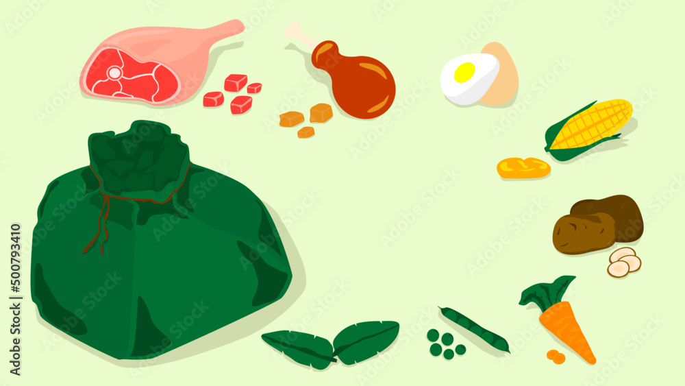 tamal tradicional colombiano, con todos los ingredientes que se necesitan para preparar este delicioso platillo tamal tradicional colombiano, con todos los ingredientes que se necesitan para preparar este delicioso platillo