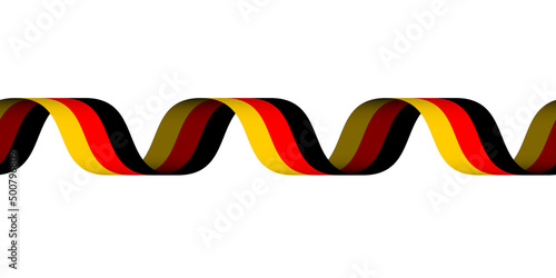 National tricolor ribbon of Germany