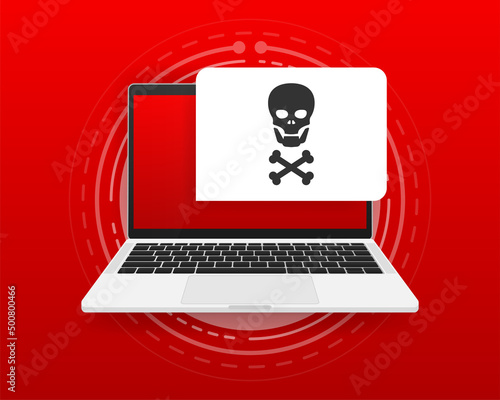 Phishing by hackers and cybercriminals, identity theft, password, user login, document, email and credit card. Hacker logo. Vector illustration.