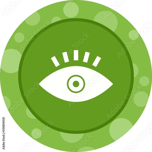 Unique Eye Vector Glyph Icon
