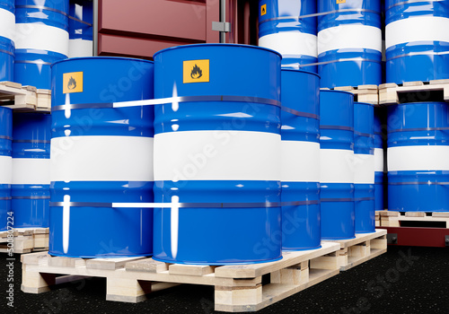 Chemical industry. Waste fr...