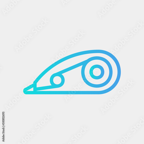 Correction tape icon in gradient style, use for website mobile app presentation