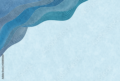 波　海　和柄　背景