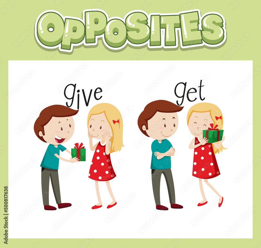 Opposite English words for kids Opposite English words for kids