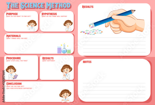 The science method worksheet for children