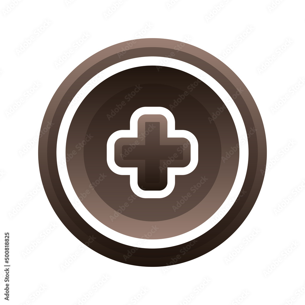 medical coin gradient logo design template icon medical coin gradient logo design template icon
