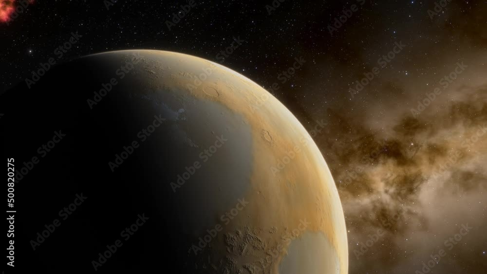 Beautiful View At Jupiter Planet in the Endless Outer Space Beautiful View At Jupiter Planet in the Endless Outer Space