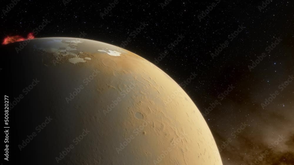 Beautiful View At Jupiter Planet in the Endless Outer Space Beautiful View At Jupiter Planet in the Endless Outer Space
